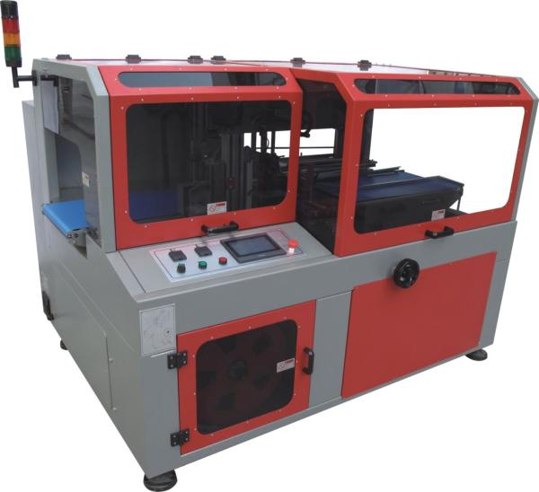 Rewinding 25ppm Shrink Packaging Equipment Side Sealing Box Motion PLC Touch