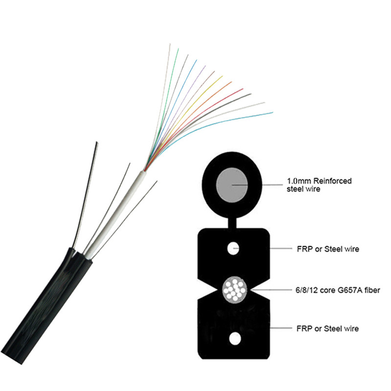 G657A2 Self Supporting Aerial GJYXFDCH Fiber Optic Cable
