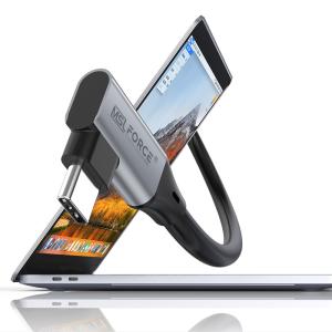 90 Degree USB Type C Full Featured Extension Cable For USB C Table Socket