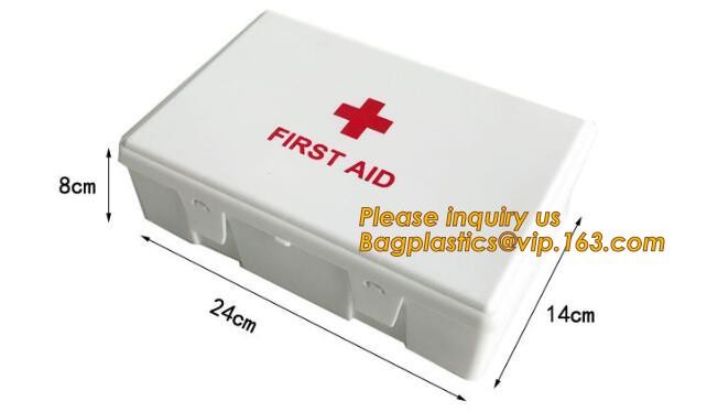 Red pu leather waterproof mini eva first aid kit case,first aid box plastic case carrying case,Medical Multi-functional