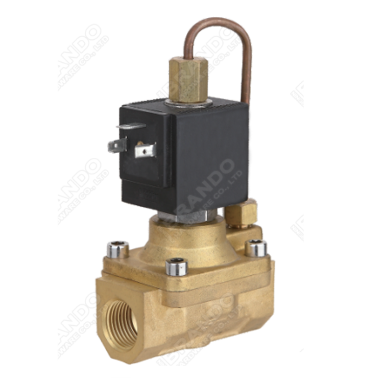 High Pressure Water Air Stainless Steel Solenoid Valve 100 Bar 12V 24V