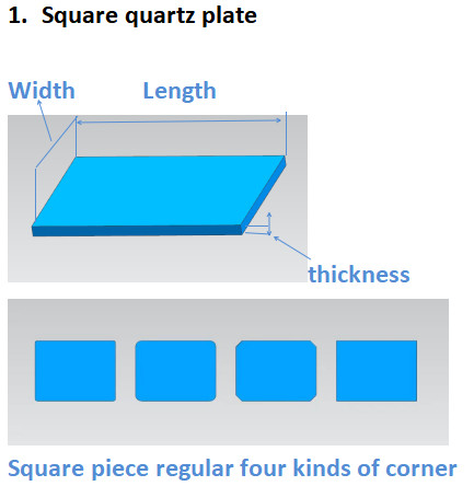 Custom Hot Selling Fine Polished Fused High Quality Clear Quartz Plate