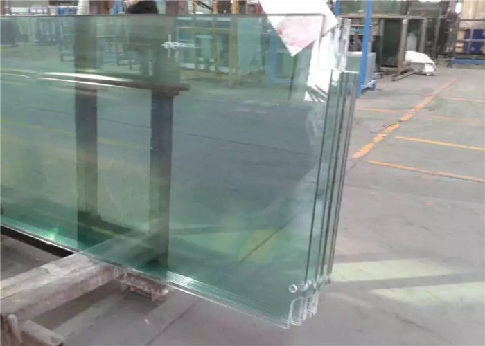 1.8MM-19MM Extra Clear Float Glass / Low Iron Toughened Glass Custom