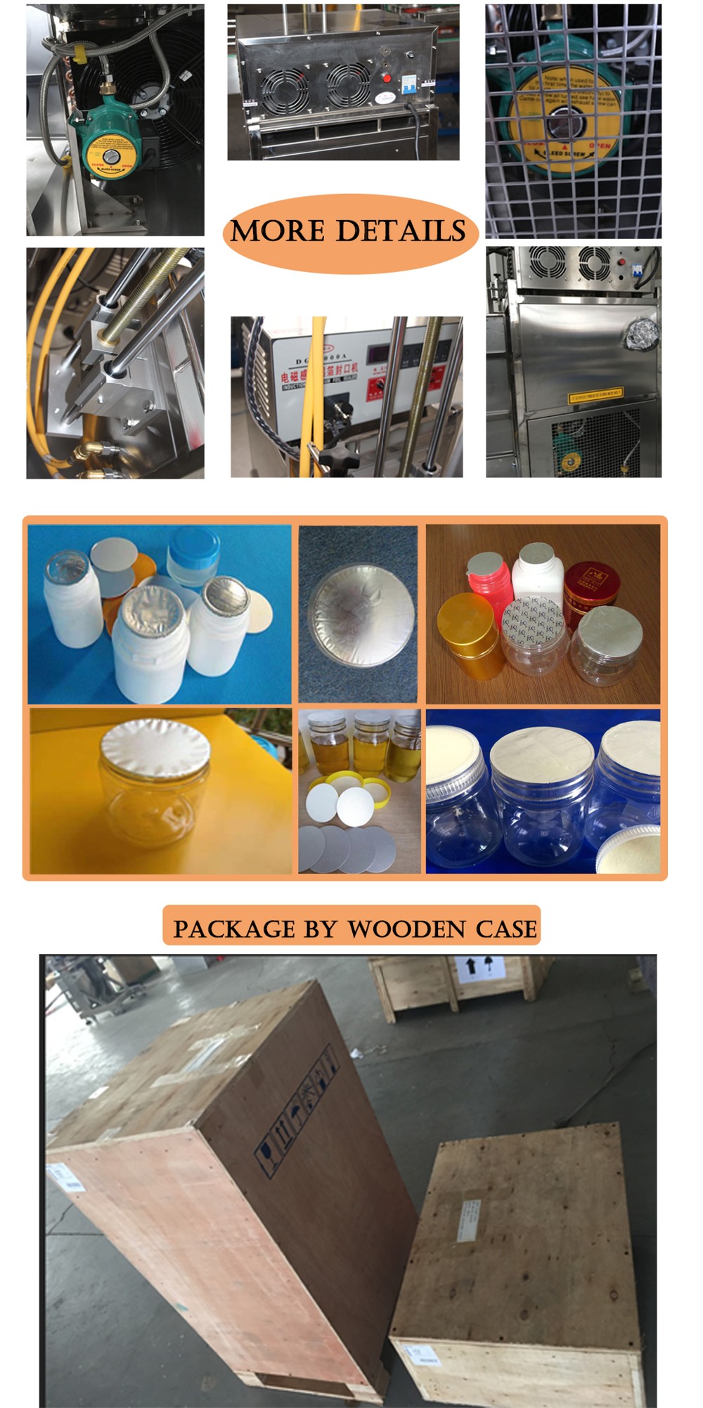Pharmaceutical Industry Bottle Capping Machine Plastic Bottle Cap Sealing Machine