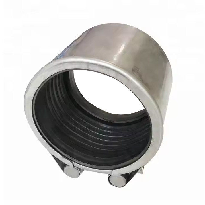 PN16 Ductile Iron Pipe Repair Clamps Pe PVC HDPE Water And Oil Straight Pipe EPDM Rubber Seals Pipe Leak Repair Clamp