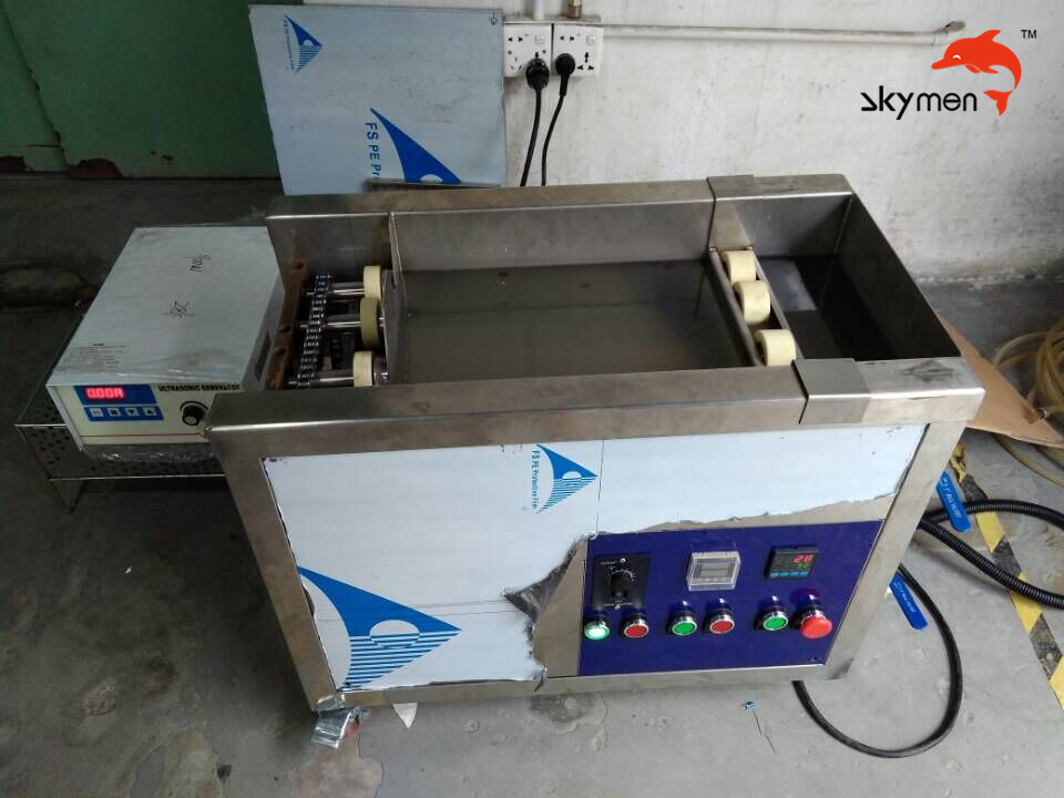 Diffferent Size 100L Anilox Roller Cleaning Equipment Adjustable Timer RoHS Approval