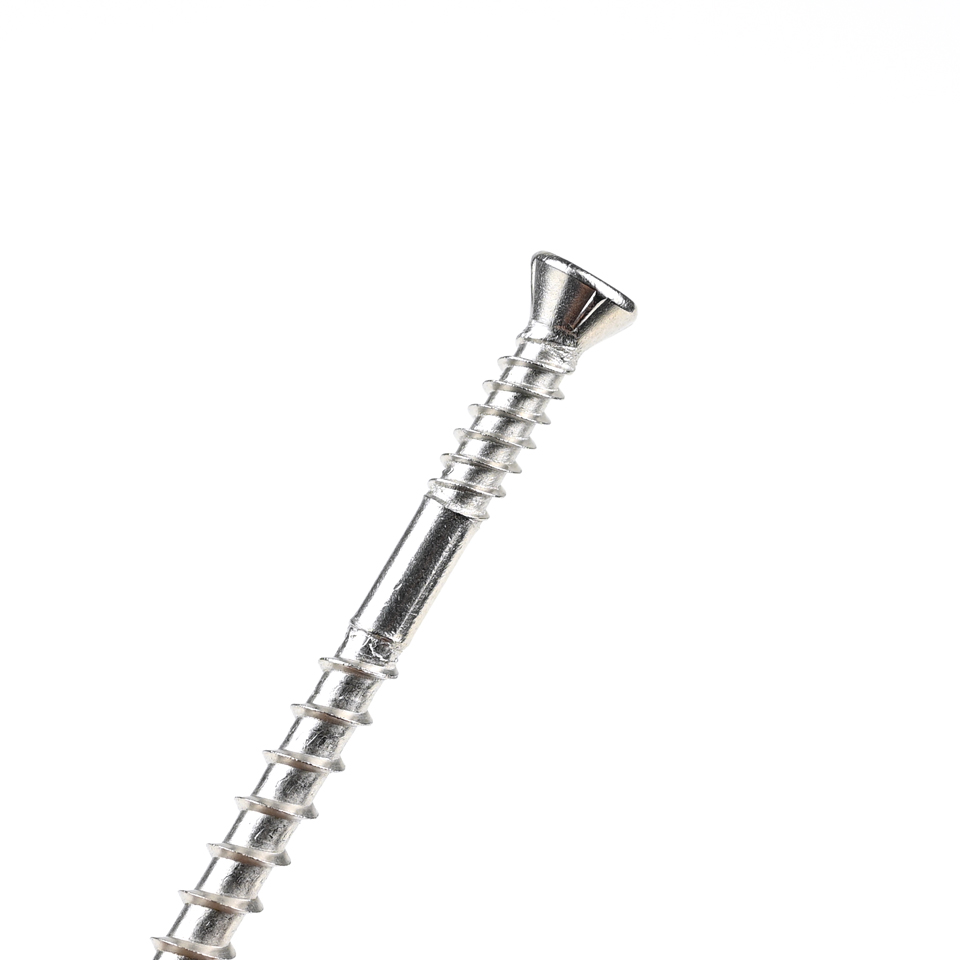 SS 316 Flat Head Chipboard Screw for Outdoor Wood Projects Metric Measurement System