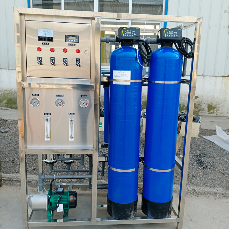Stainless Steel/FRP Vessel 500LPH Commercial Alkaline Water Machine for Pure Water