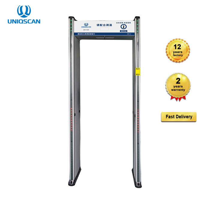 UB500 Multi Zone Walk Through Temperature Scanner Metal Detector Gate Infrared Sensor Testing 2 Years Warranty