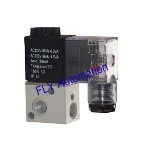 China Mini AIRTAC Electromagnetic 3/2 Way NC NO Solenoid Valves 3V1-06, 3V1-M5 with M5, 1/8 Port Size 0~0.8MPa Operating Pressure and -20~+70°C Working Temperature Range on sale