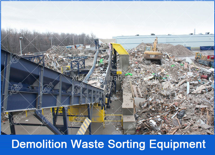 100T/D 200T/D 400T/D Sorting Robotic Arm Garbage Sorting Machine