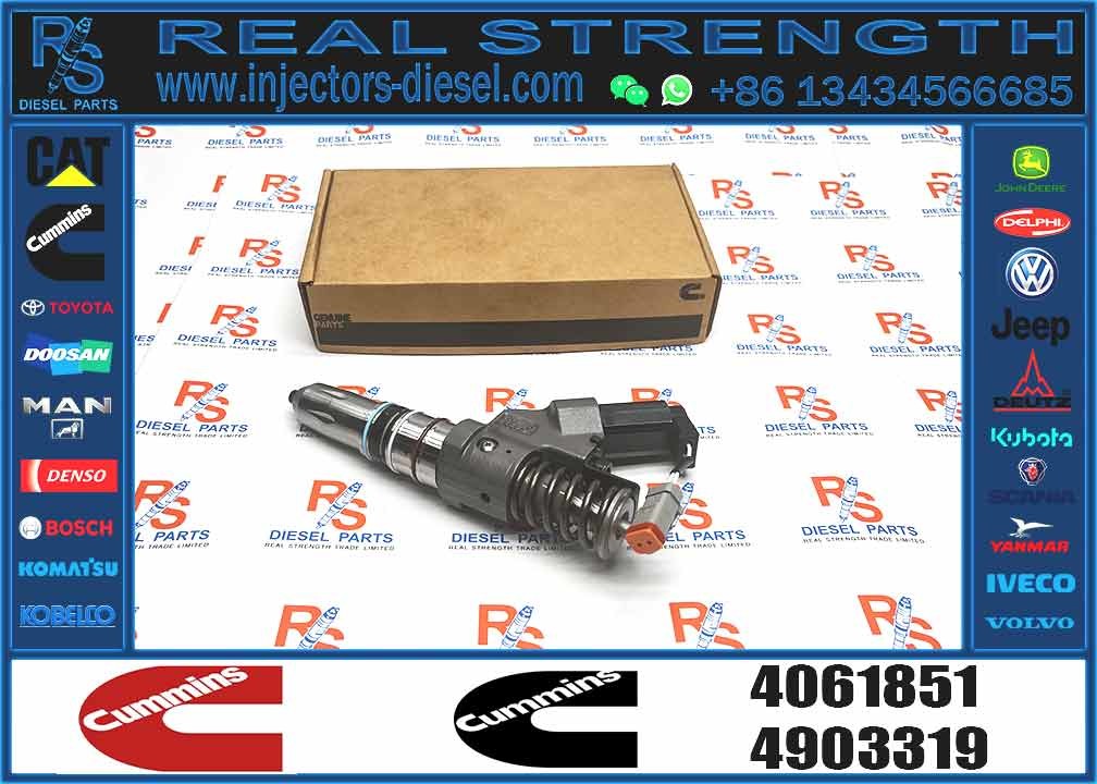 diesel fuel injector 4061851 common rail injector 4061851 4902921 for cummins ISM420, M11 ISM11