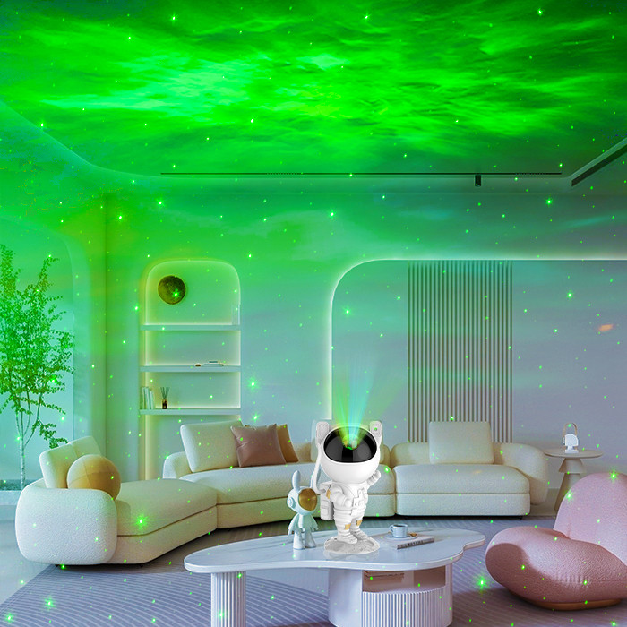 ABS Remote Control Star Projector Night Light , Bedroom Spaceman Starry Projector