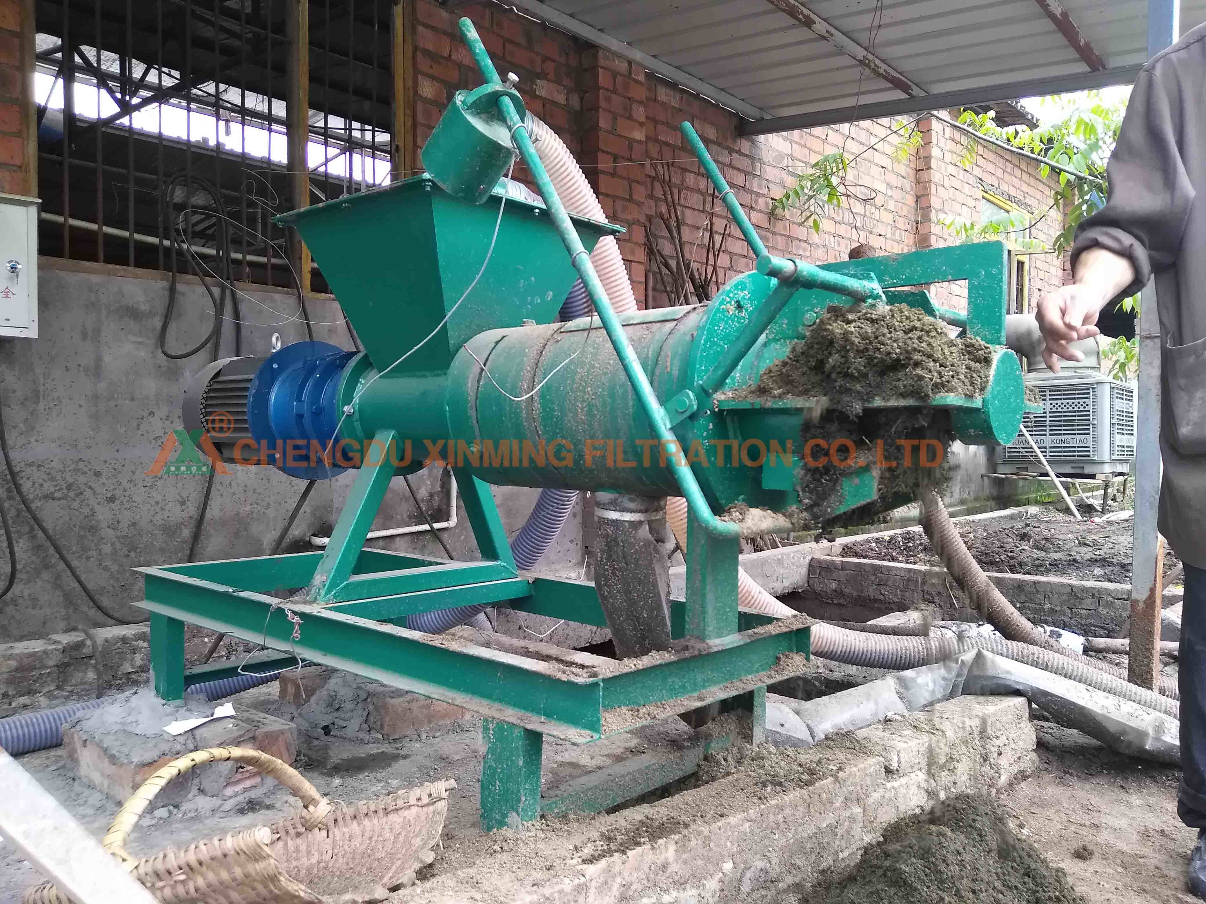 Animal Waste Water Industrial Filter Press Chicken Manure Dryer Machine
