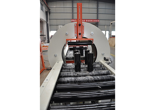 25rpm Horizontal Orbital Stretch Wrapper for Plastic Profile Steel Pipe
