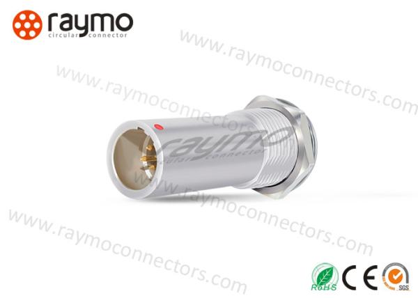 Compatible Straight Circular Push Pull Connectors High Reliability For OD 4.2-5