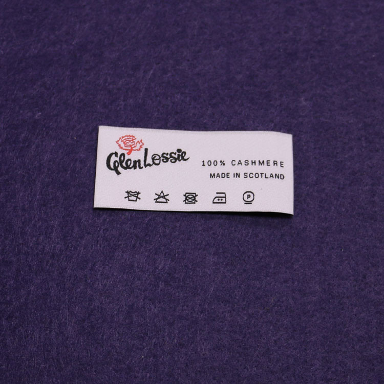 Factory Woven Professional Clothing Labels Handmade Cloth Labels End Folded Neck Tags