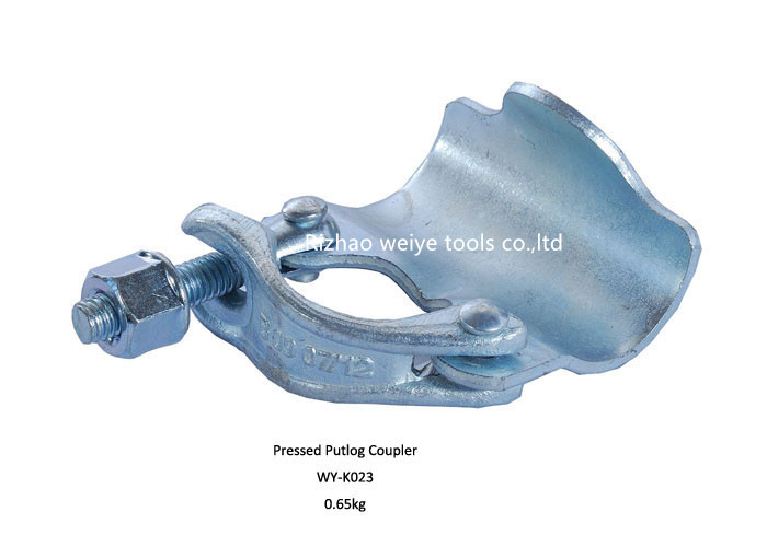  BS1139 Galvanized Scaffolding Single Coupler , Q235 scaffold putlog Manufactures