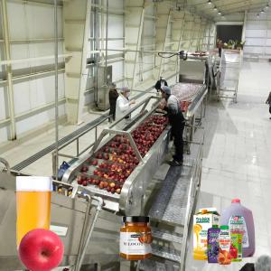 Automatic Apple Juice Concentrate Processing Line Integrated 380V One-Stop