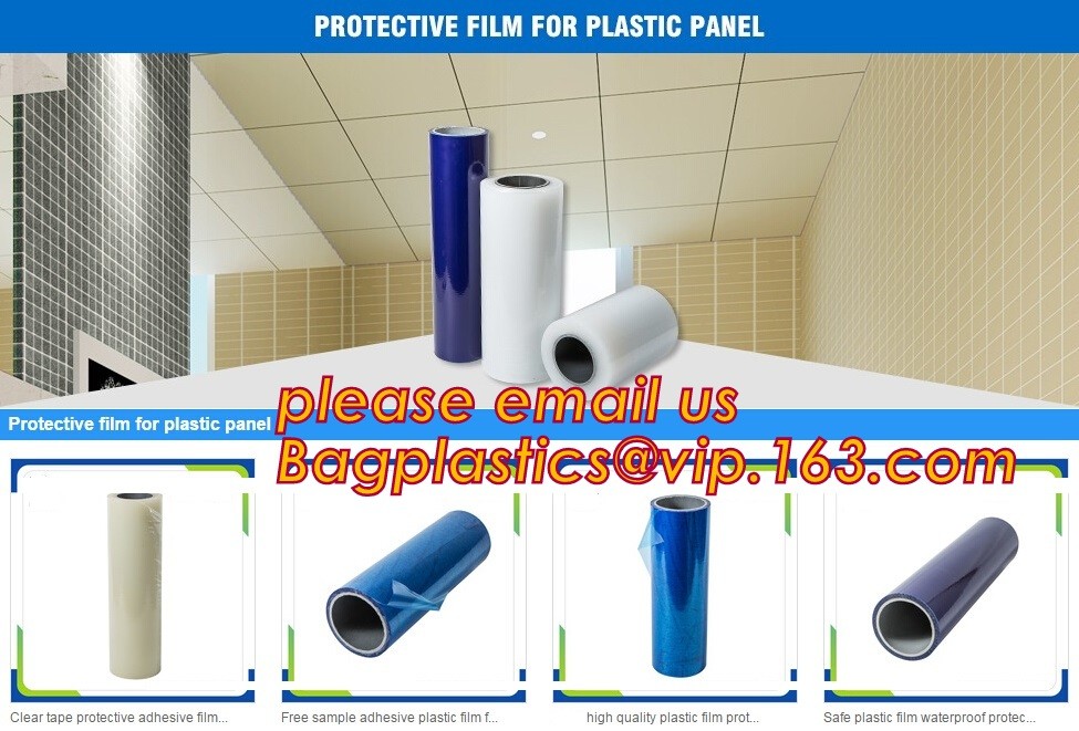 Soft PE Protective Film for Stainless Steel Panel Packaging,Self Adhesive Protective Film for Plastic Profile bagplastic