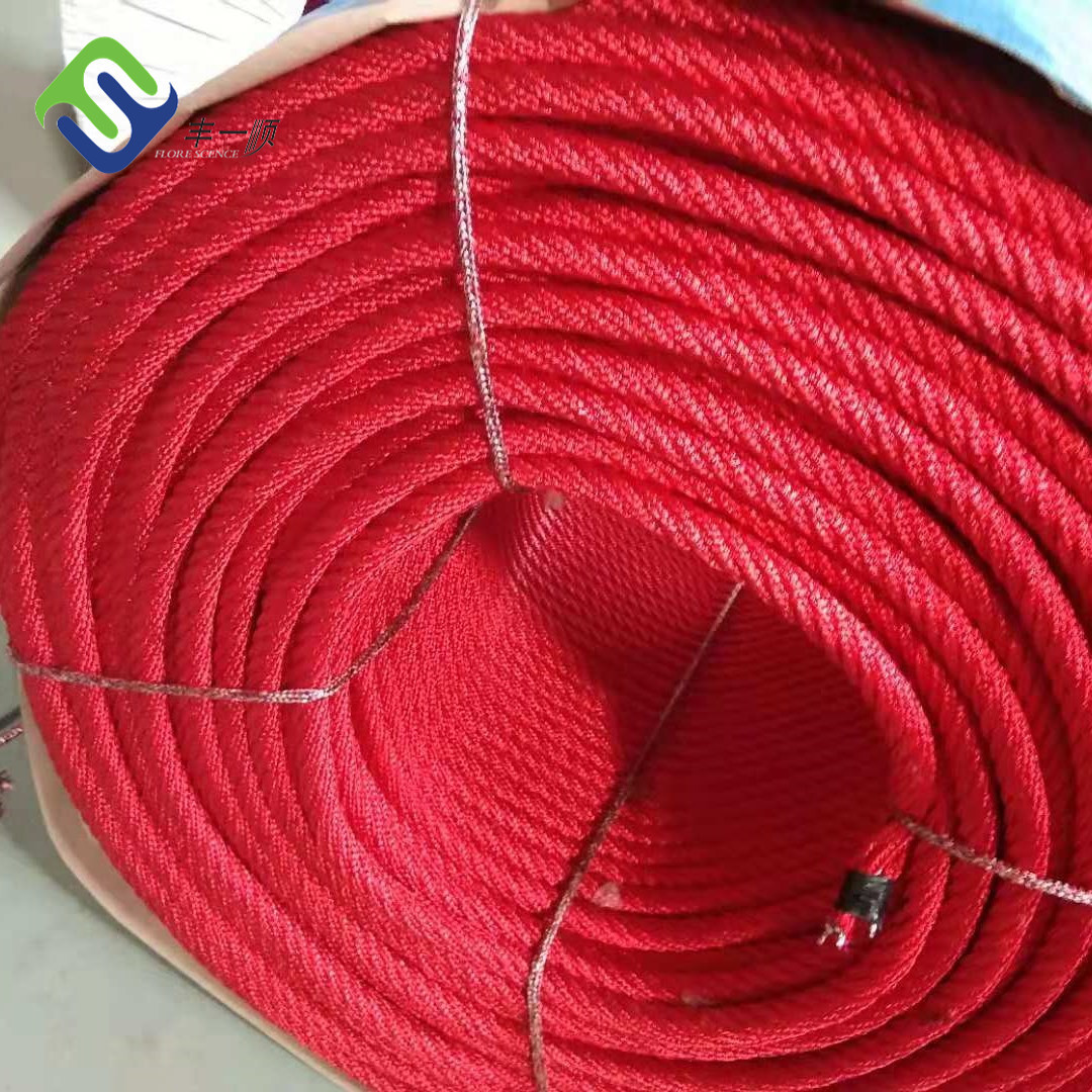 6 Strand Polypropylene PP Combination Rope 16mm For Nets Climbing