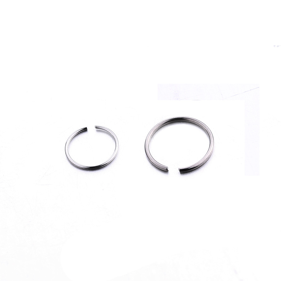 Custom made fashion16 gauge nose rings with round ball for women