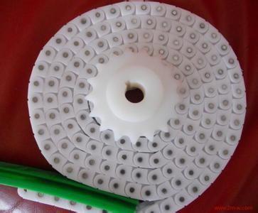 60P engineering plastic roller chains for bottle industry silence transimission