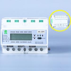  LCD Display 0.5 Class Rail Din Single Phase Meter IP51 Protection for Industrial Applications Manufactures