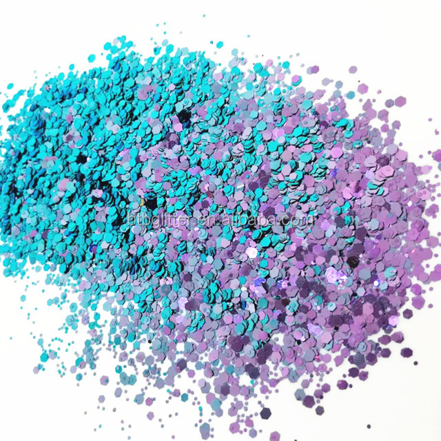 Cosmetic Chameleon Glitter Nails Decoration for Chinese Year Occasion Shifting Color Glitter Mixes