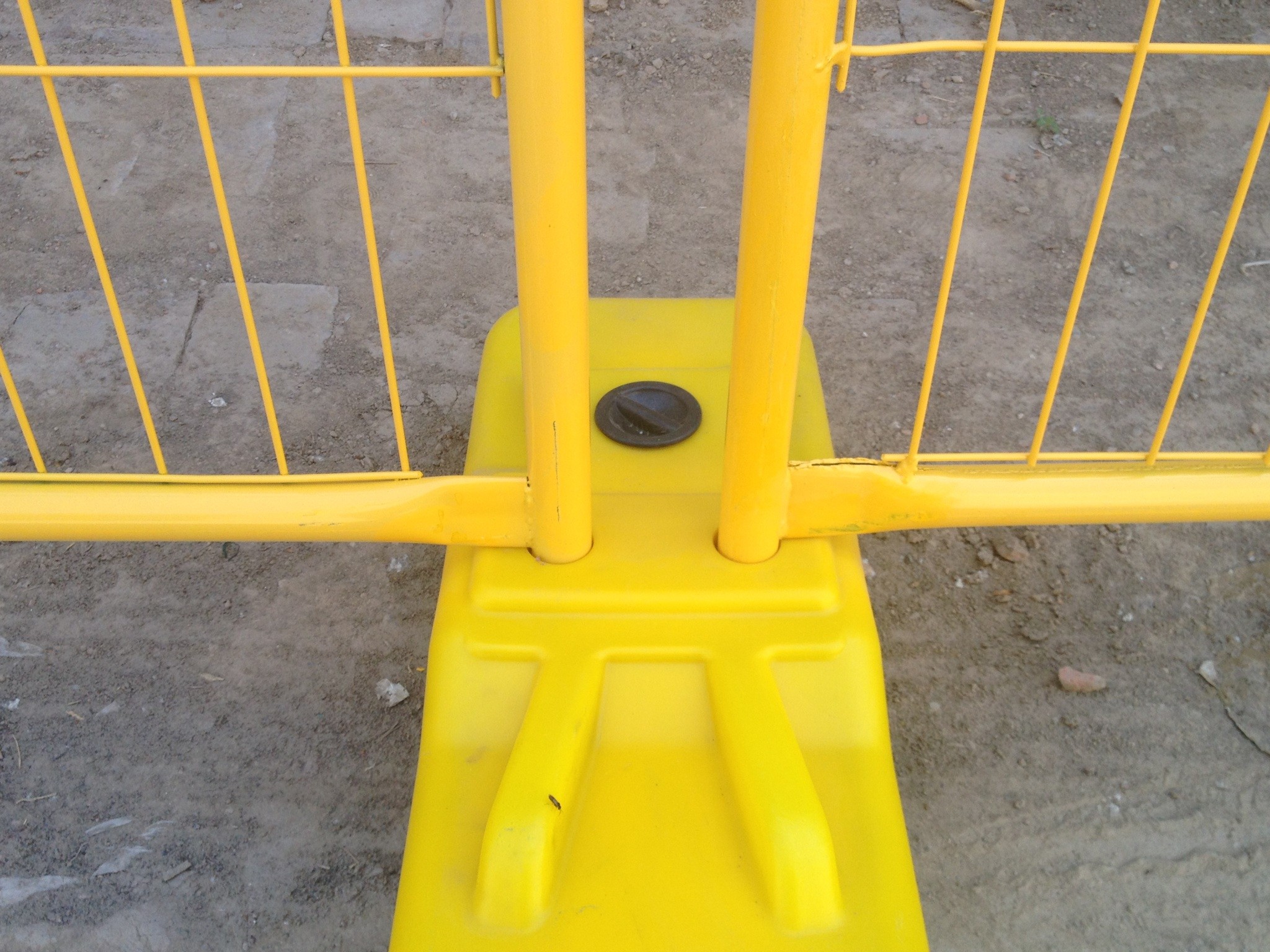 Professional Portable Temporary Fence Panels With Temporary Fence Stay