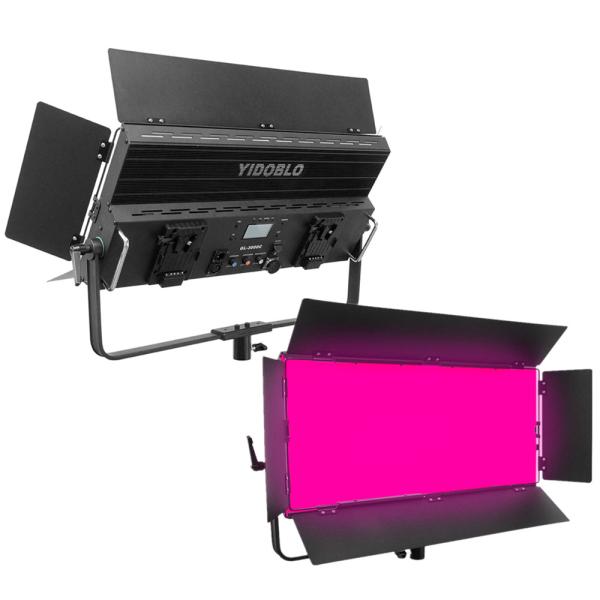 Wireless Dmx Control Rgb 300w Led Video Photography Illuminate Lighting Kit For