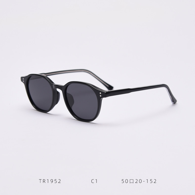 Cool LANG Style Tint Ocean Lens TR90 Sunglasses Rivets Women Men Sunglasses
