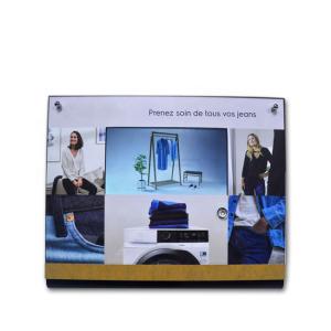 Point of purchase(POS) video screen displays with custom print,LCD video shelf