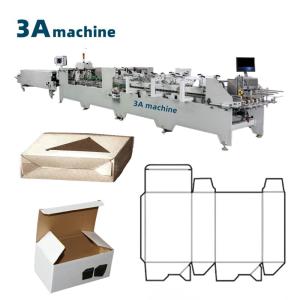 Corrugated/Cardboard Box Dual- Lock Bottom Sides Gluing Machine with Folder 1300