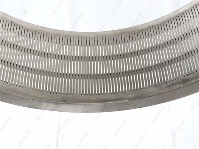 Slot 0.04mm Thickness 2.3mm Wedge Wire Basket For Well Drilling