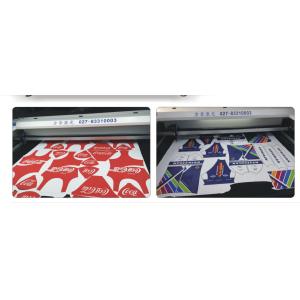 Polyester Fabric Laser Cutting Machine With Camera Working Area 1800 × 1000 Mm