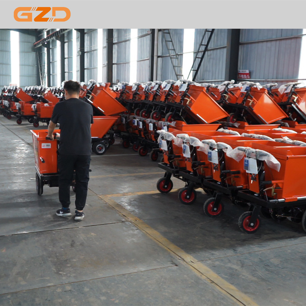 Electric Flatbed Trolley Heavy-Duty Powered Cart For Easy Material Handling