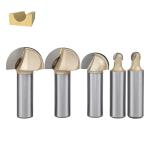 Tideway Engraving Router Bit Wood Round Head Bull Nose Router Bit Half Round