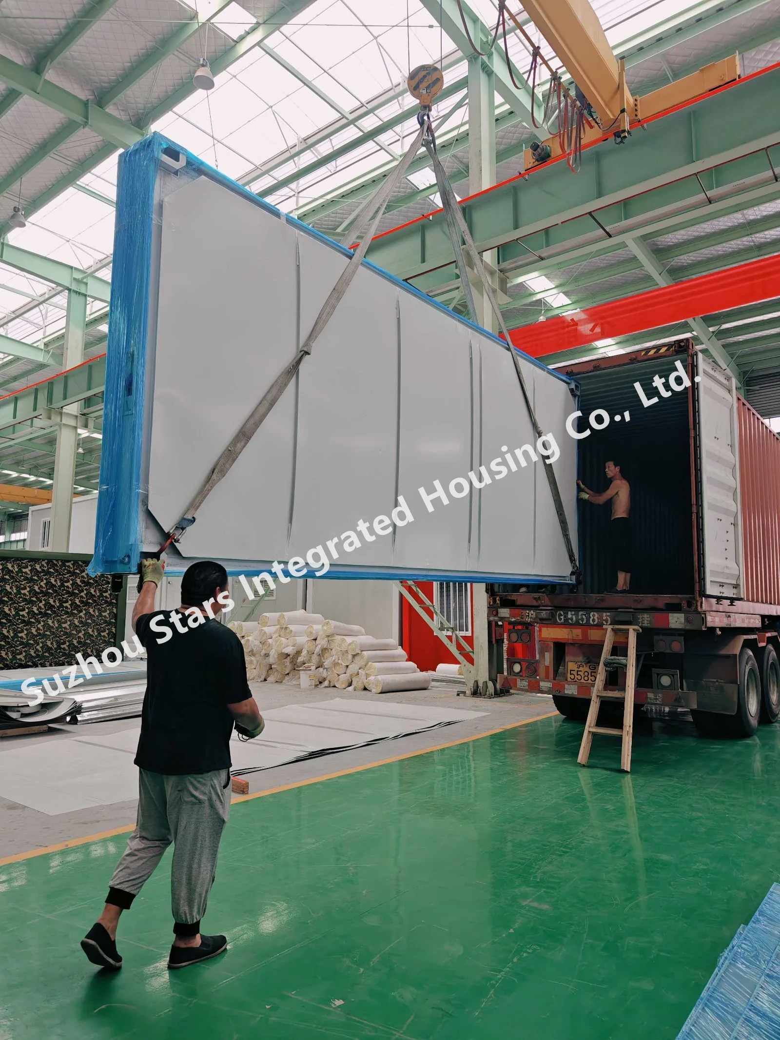 Grande Luxury Prefabricated Houses 40ft 3 In 1 Folding Mobile Homes Modular