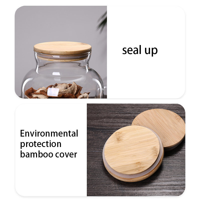 3800ml Wide Mouth Blown Borosilicate Glass Storage Tank