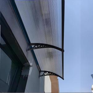 Wall Mounted Window Canopy with Temperature Variance Resistance and Aluminum