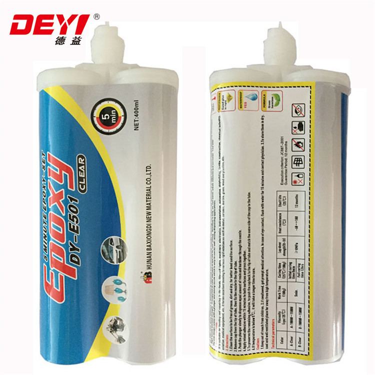 10000-15000 Cps/25C 5 Minutes Transparent AB Glue Epoxy Resin Adhesive For Fast Curing