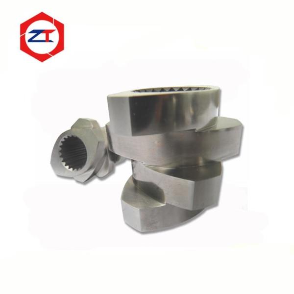 Quality Ppr Pipe Extruder Melting Zone Extruder Screw Elements Tool Steel / 6542 Material 30°- 90° Angle Pe Pipe Making Machine for sale