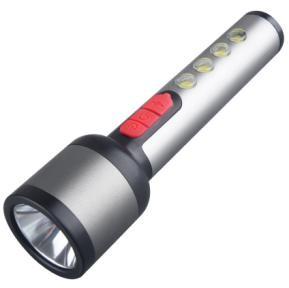  LED Rechargeable Flashlight ABS Aluminum 1LED COB 1200MAH With Type - C Charging 5*5*18cm Manufactures