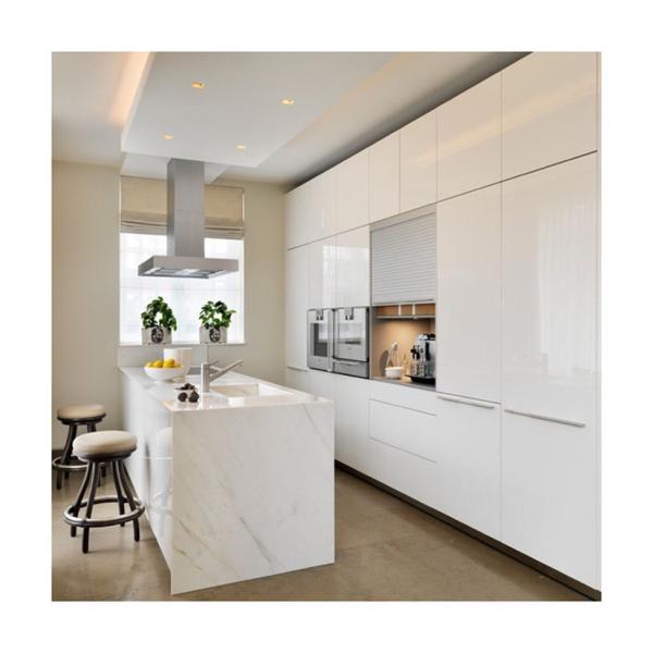 Modular Kitchen Cabinets Customized Veneer Color Wooden Lacquer Kitchen