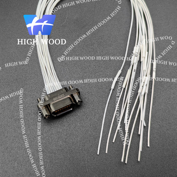 J30J SERIES MICRO-D Connectors,J30J-21TJL L=300 ,J30J SERIES TWISTED PIN MICRO RECTANGULAR ELECTRICAL CONNECTOR