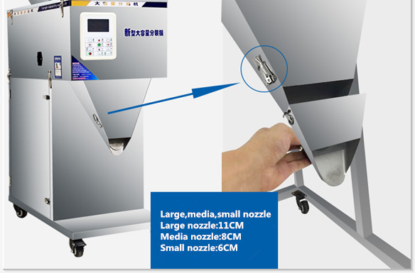220V Automatic Weighing Packing Machine For Tea Bean Salt Particle 3000g