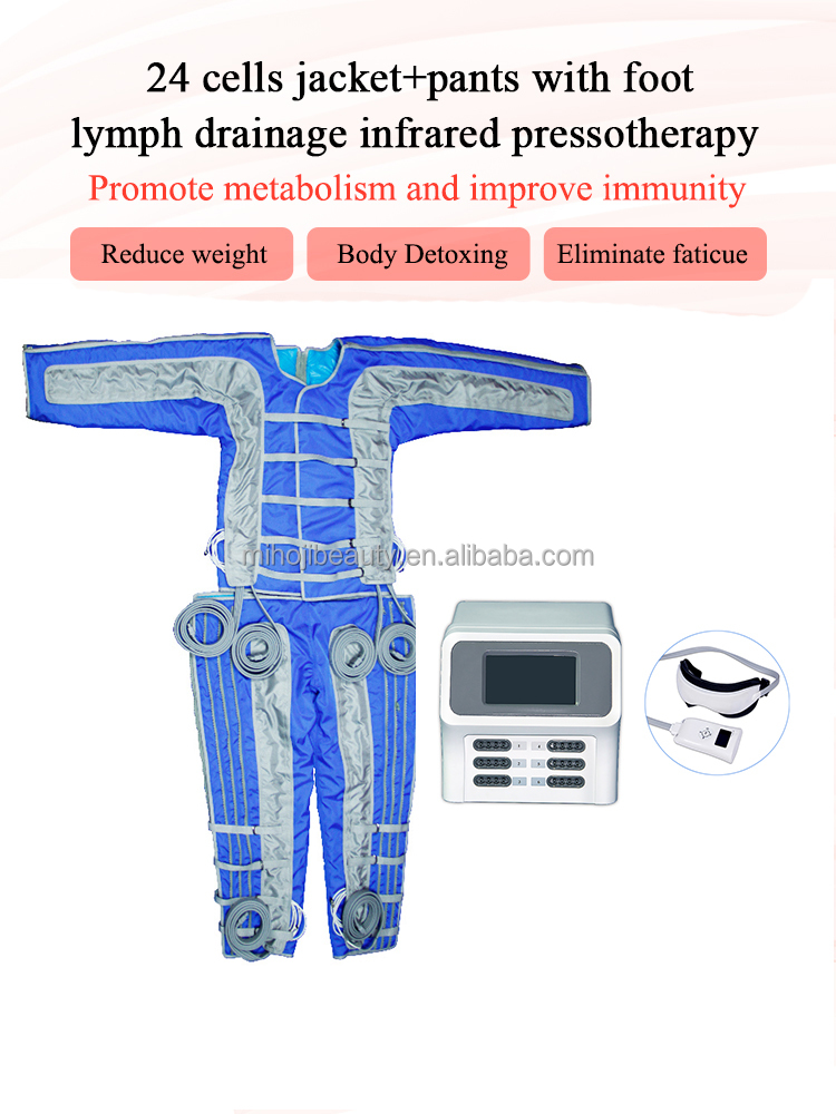 360mmHg Full Body Infrared Pressotherapy Machine 400W Power Consumption