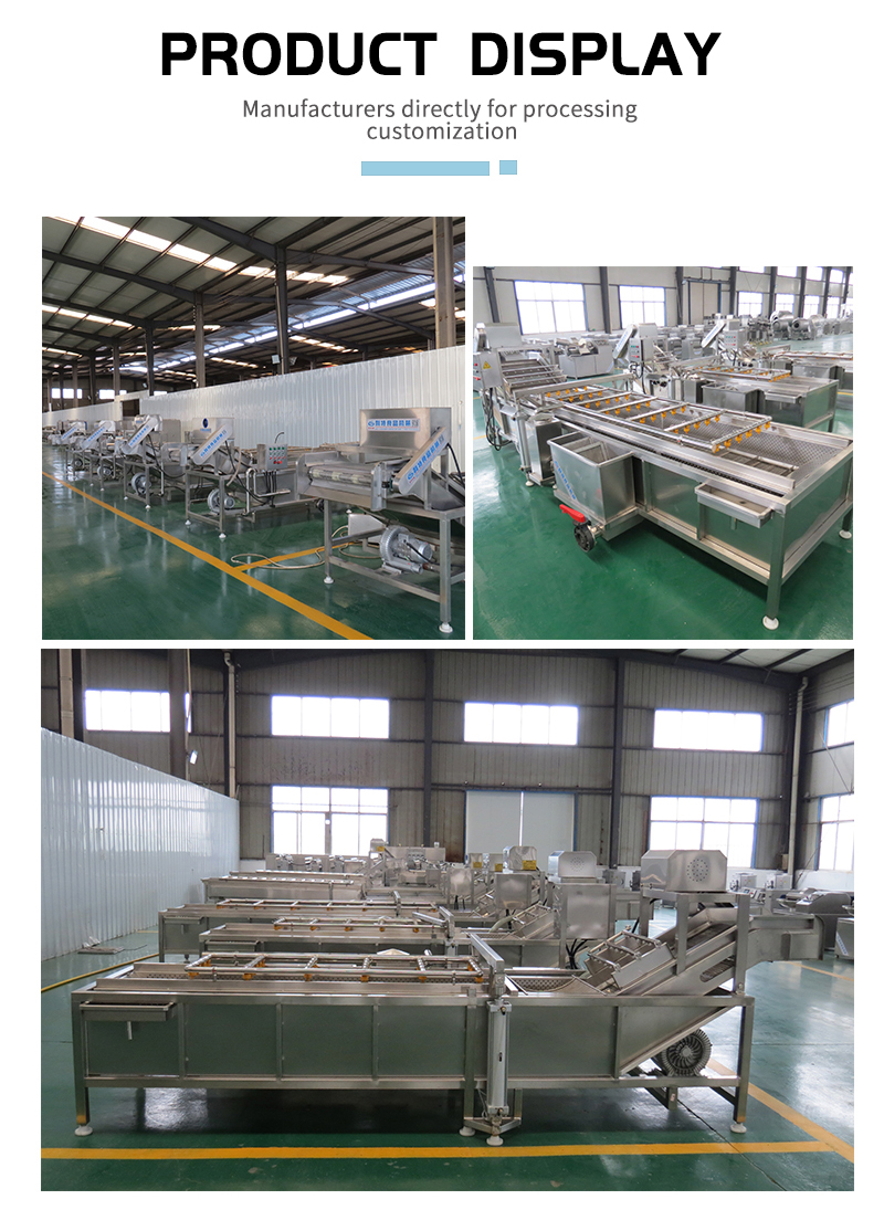 Fully Automatic Fruit And Vegetable Processing Machinery 300-1000kg/h
