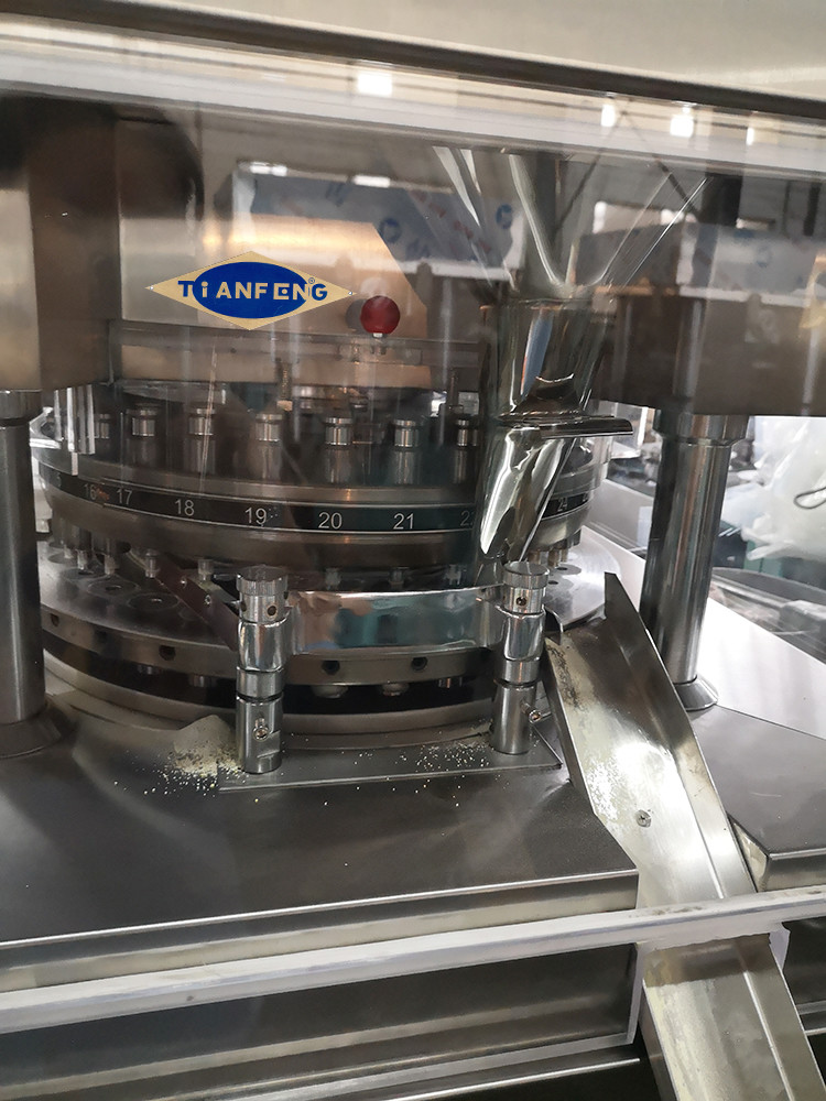 GMP 25mm 6mm Punching Automatic Tablet Press Machine with perspective window